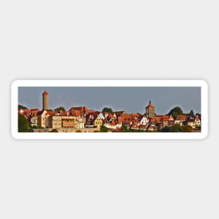 Rothenburg Panorama Sticker